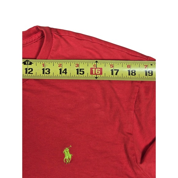 Polo Ralph Lauren Men's Red Classic Fit Cotton T Shirt Big Pony XL - Picture 6 of 12